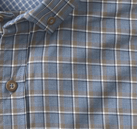 Men's Heathered Woven Shirt - Johnston Murphy