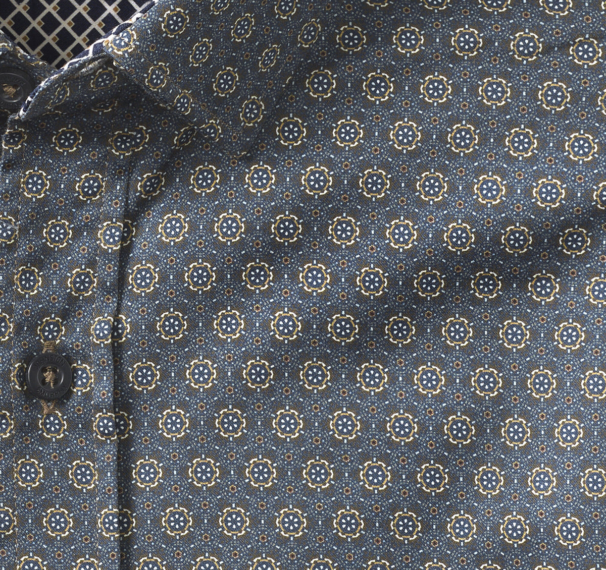 Men's Printed Cotton Shirt - Johnston Murphy