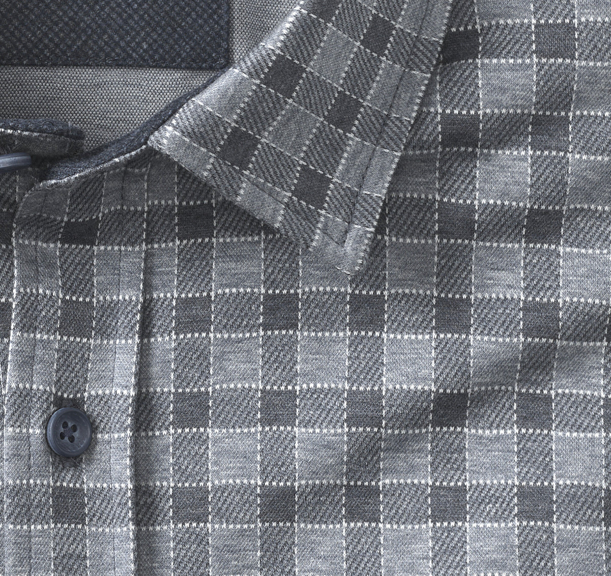 Men's Button-Front Knit Shirt - Johnston Murphy