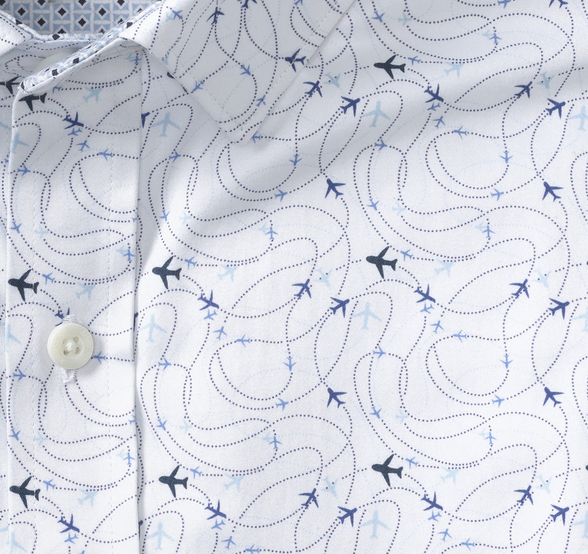 Men's Printed Cotton Shirt - Johnston Murphy