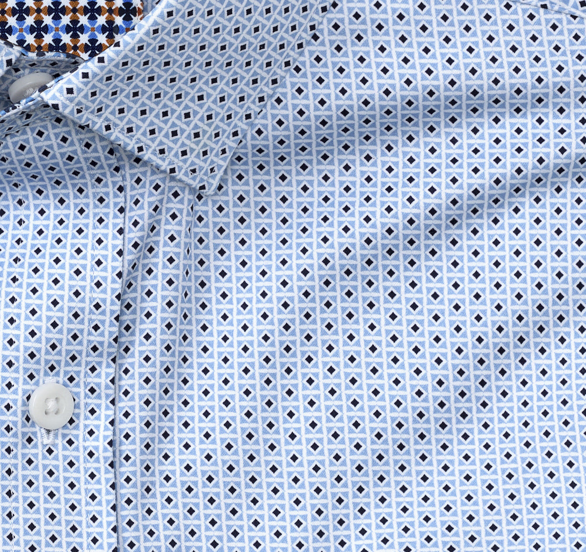 Men's Printed Cotton Shirt - Johnston Murphy