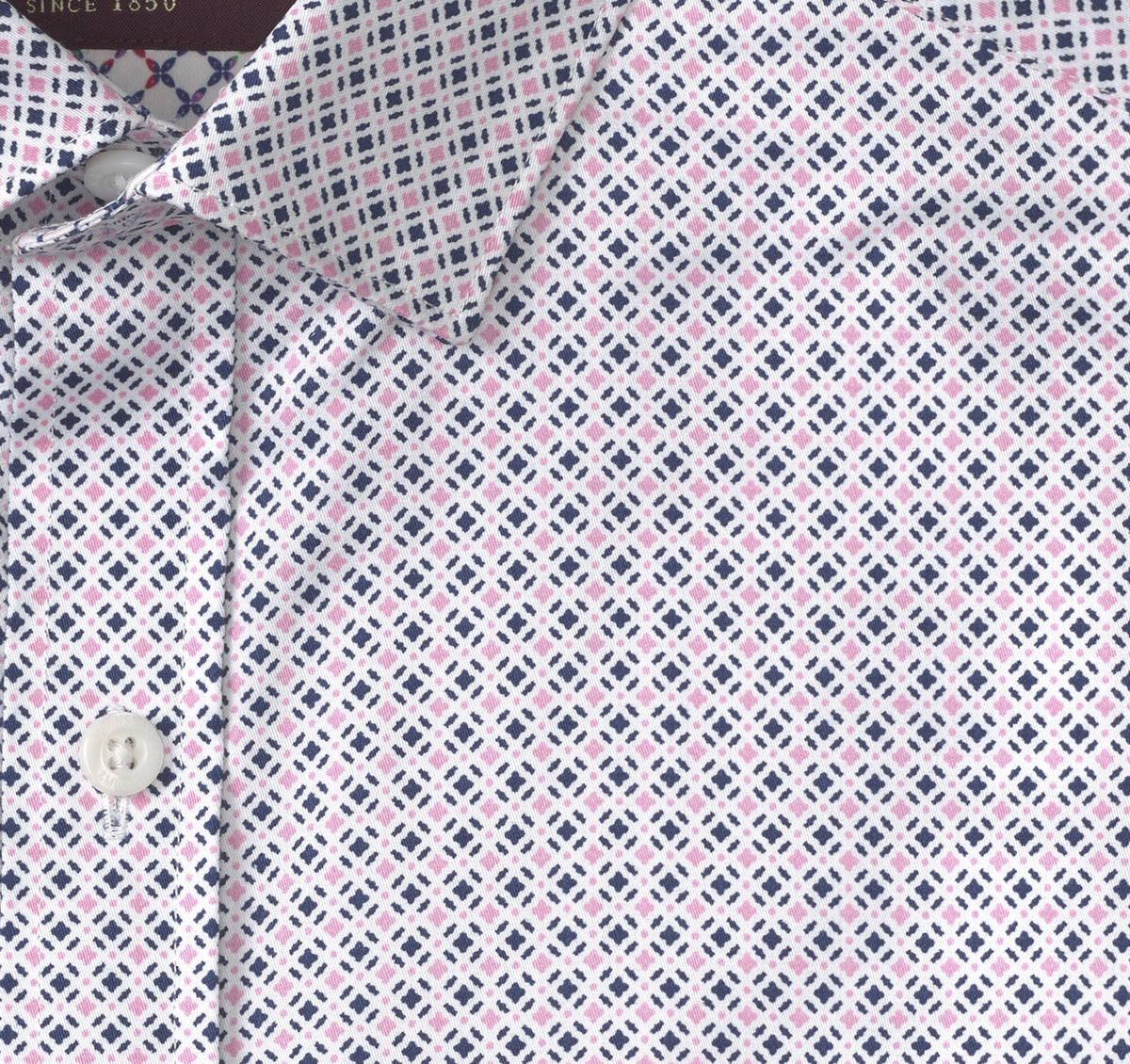 Men's Printed Cotton Shirt - Johnston Murphy