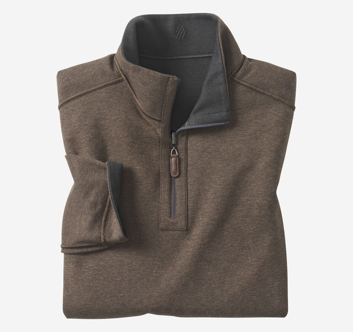Men's Icon Reversible Solid Quarter-Zip - Johnston Murphy