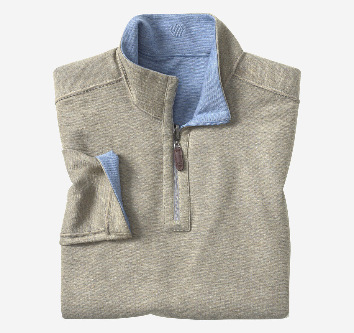 Men's Icon Reversible Solid Quarter-Zip - Johnston Murphy