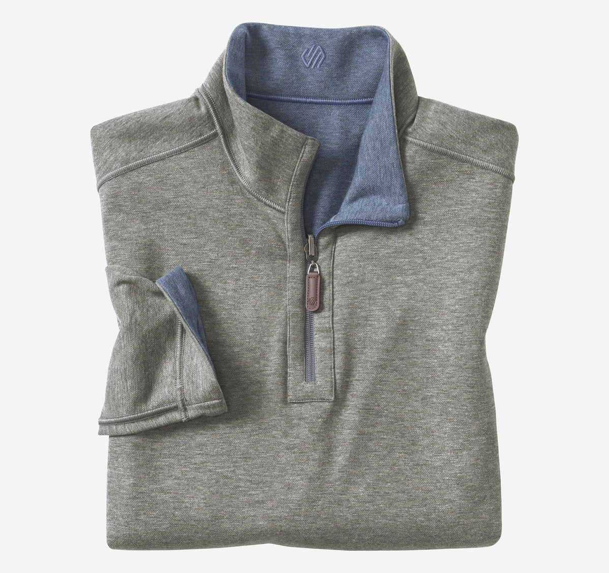Men's Icon Reversible Solid Quarter-Zip - Johnston Murphy