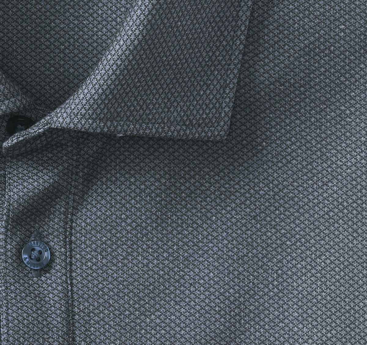 Men's Knit Jacquard Long-Sleeve Polo - Johnston Murphy