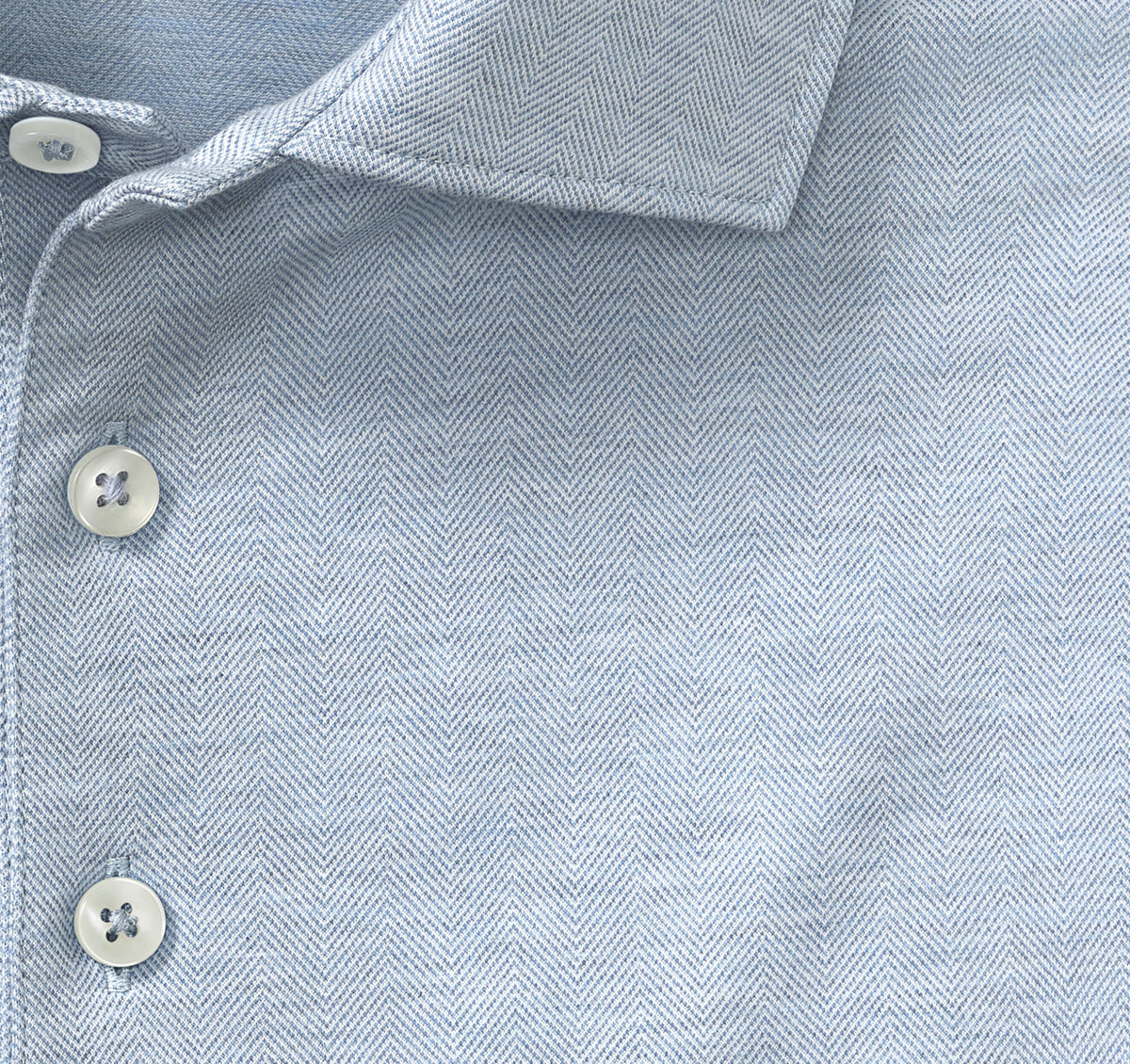 Men's Herringbone Long-Sleeve Polo - Johnston Murphy