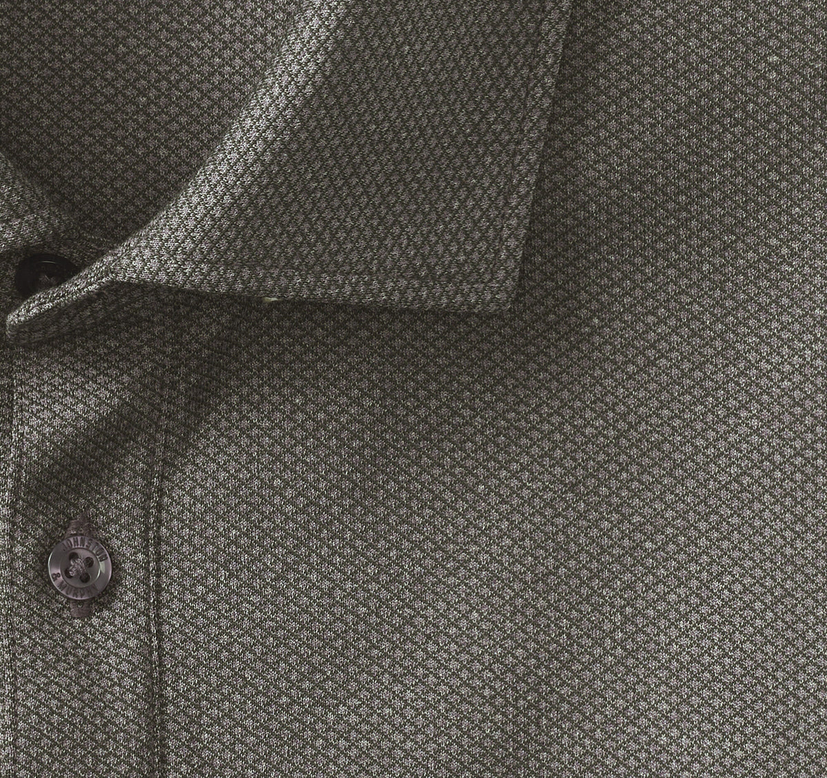 Men's Knit Jacquard Long-Sleeve Polo - Johnston Murphy