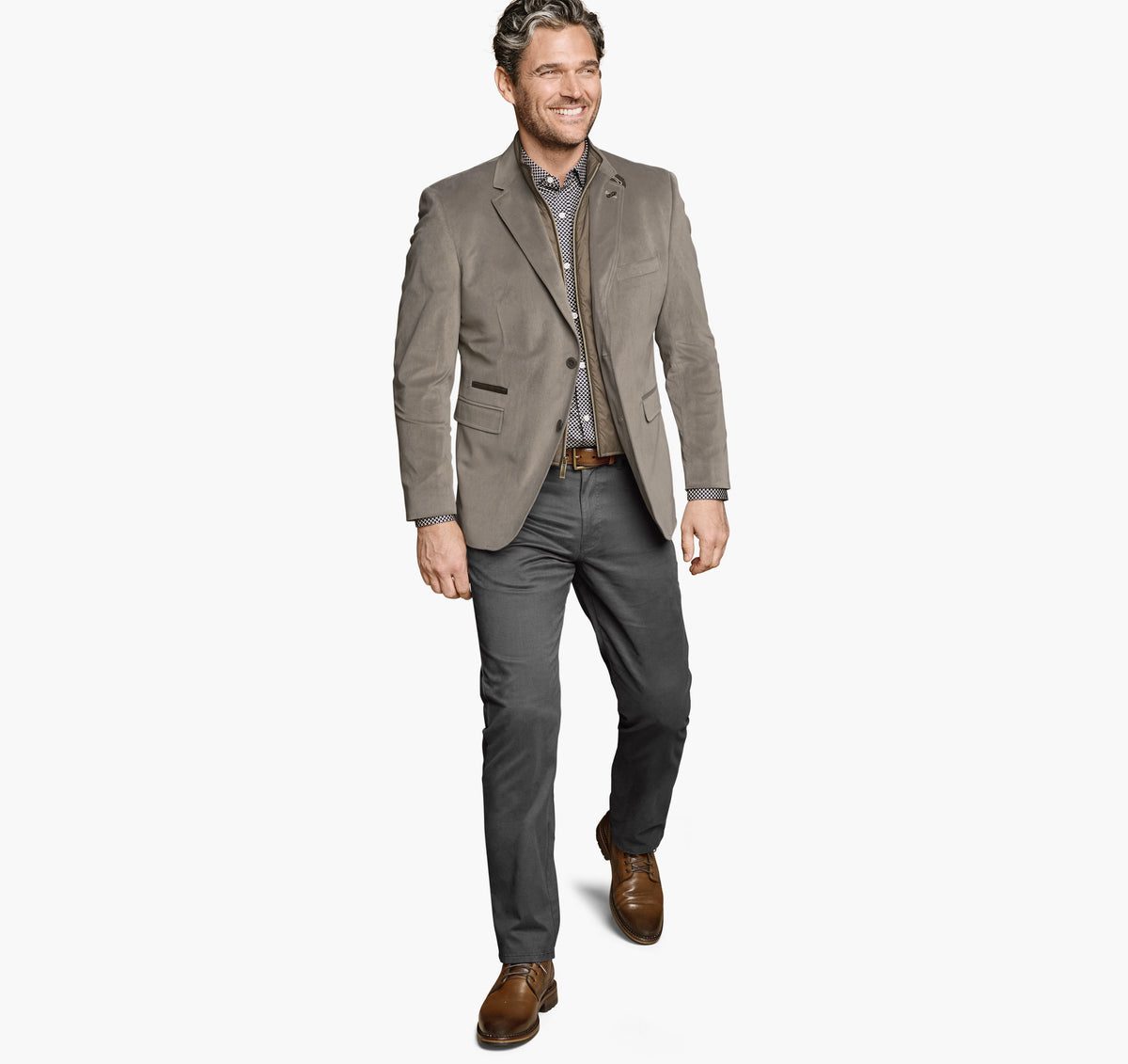 Men's Plush Bibbed Blazer - Johnston Murphy