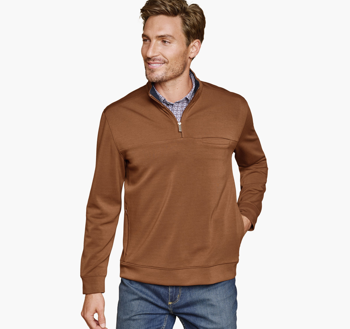 Men's Essential Quarter-Zip - Johnston Murphy