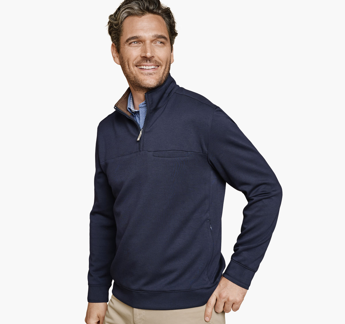 Men's Essential Quarter-Zip - Johnston Murphy
