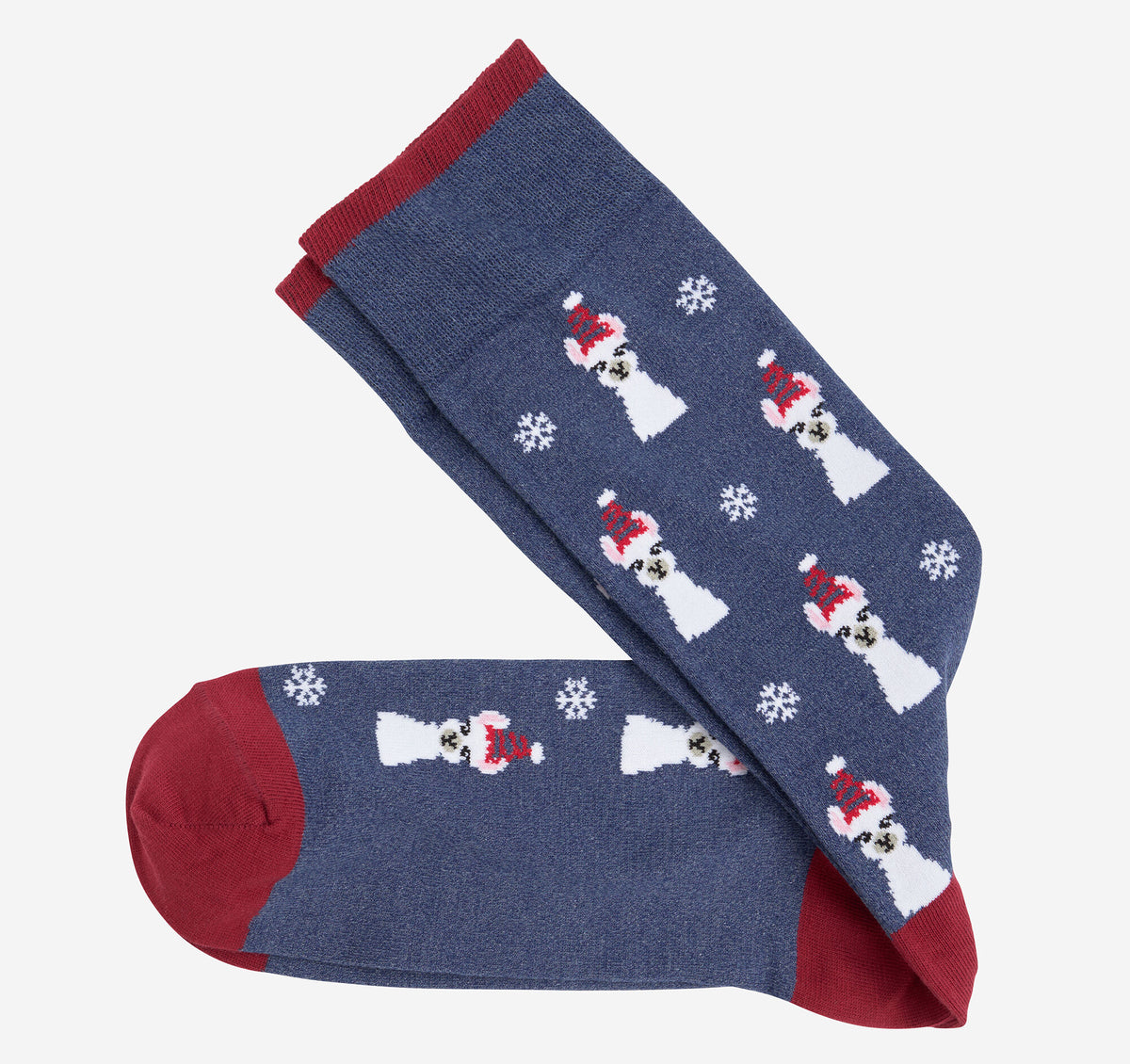 Men's Pima Cotton Holiday-Themed Socks - Johnston Murphy