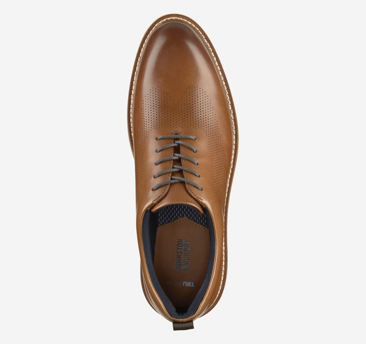 Men's Upton One-Piece Perfed Plain Toe - Johnston Murphy