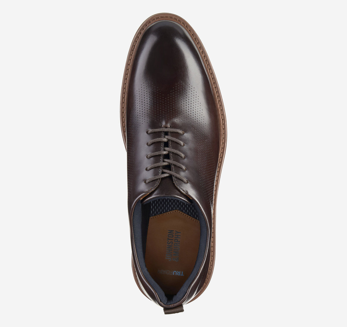 Men's Upton One-Piece Perfed Plain Toe - Johnston Murphy