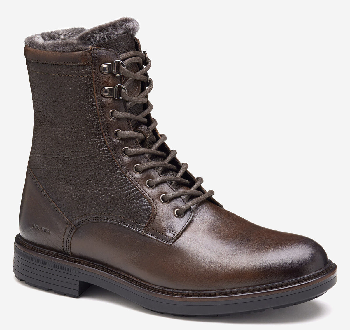 Men's Latham Plain Toe Shearling Boot - Johnston Murphy