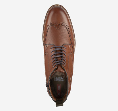 Men's XC+™ Durham Embossed Wingtip Shearling Boot - Johnston Murphy
