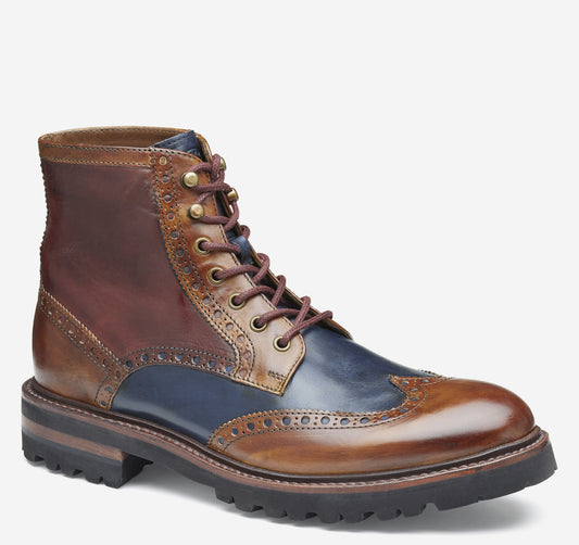 Men's Dudley Lug Wingtip Boot - Johnston Murphy