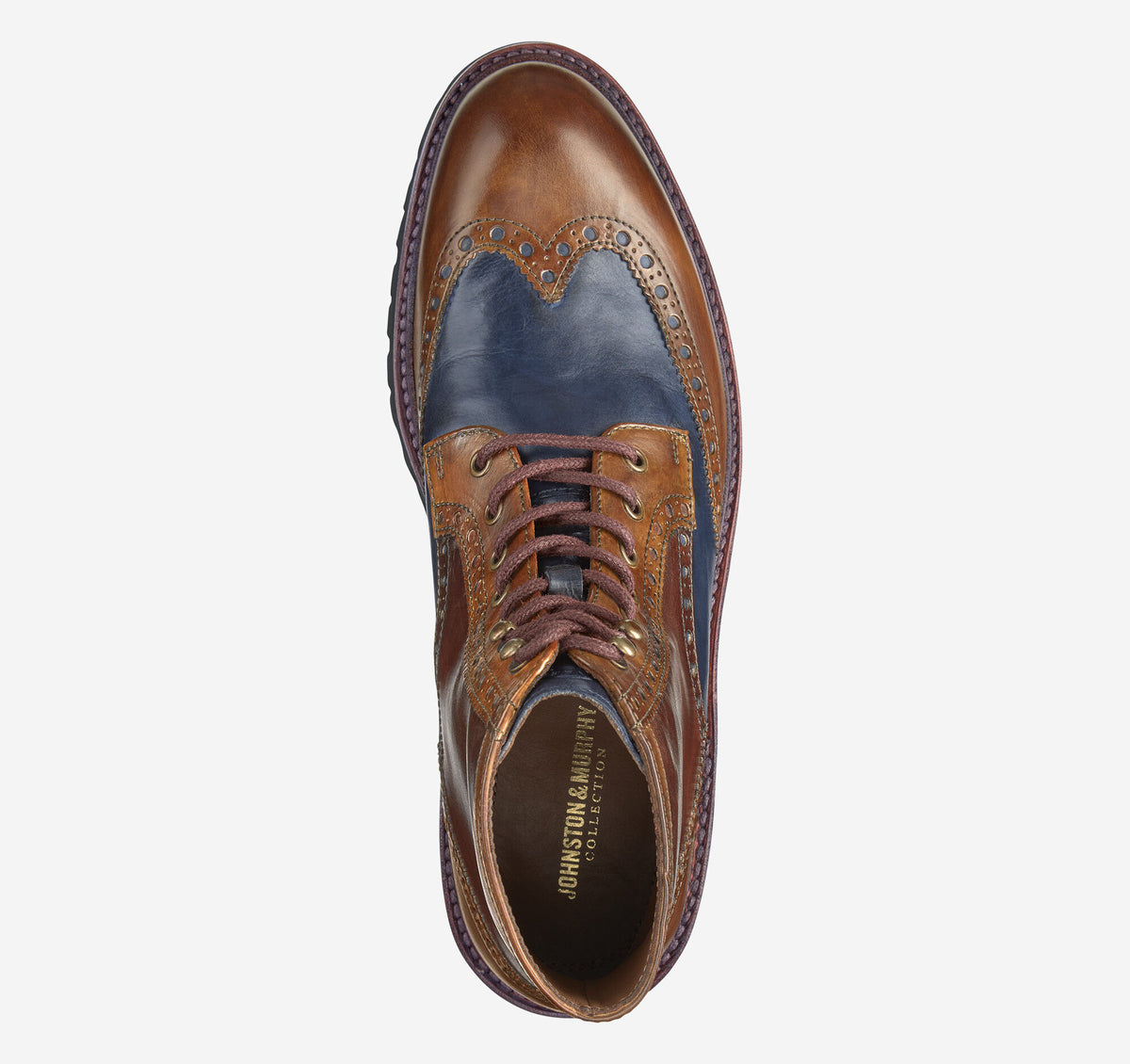 Men's Dudley Lug Wingtip Boot - Johnston Murphy