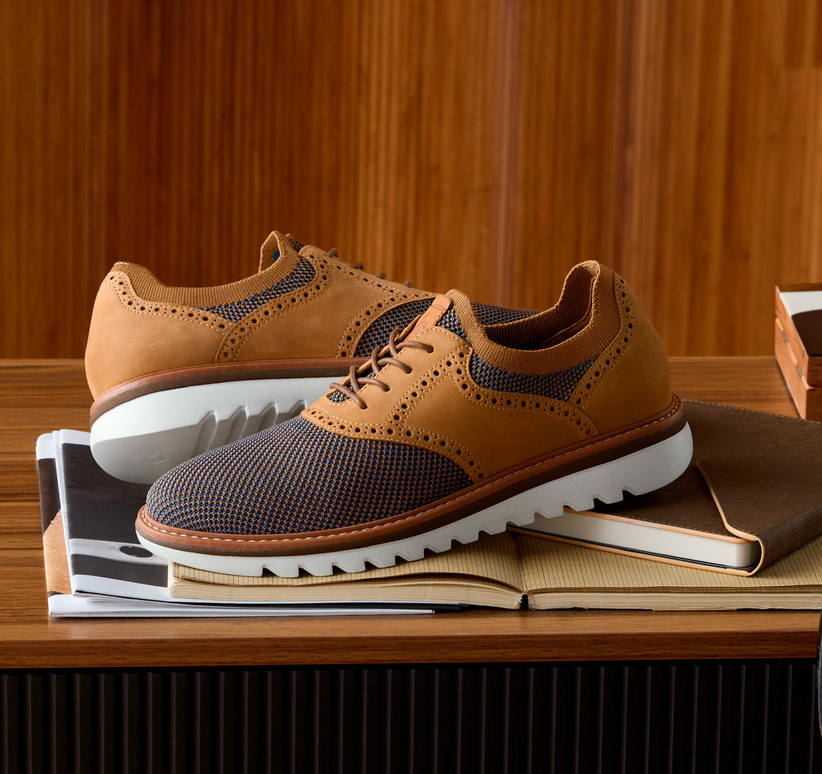 Men's Braydon Knit Saddle - Johnston Murphy