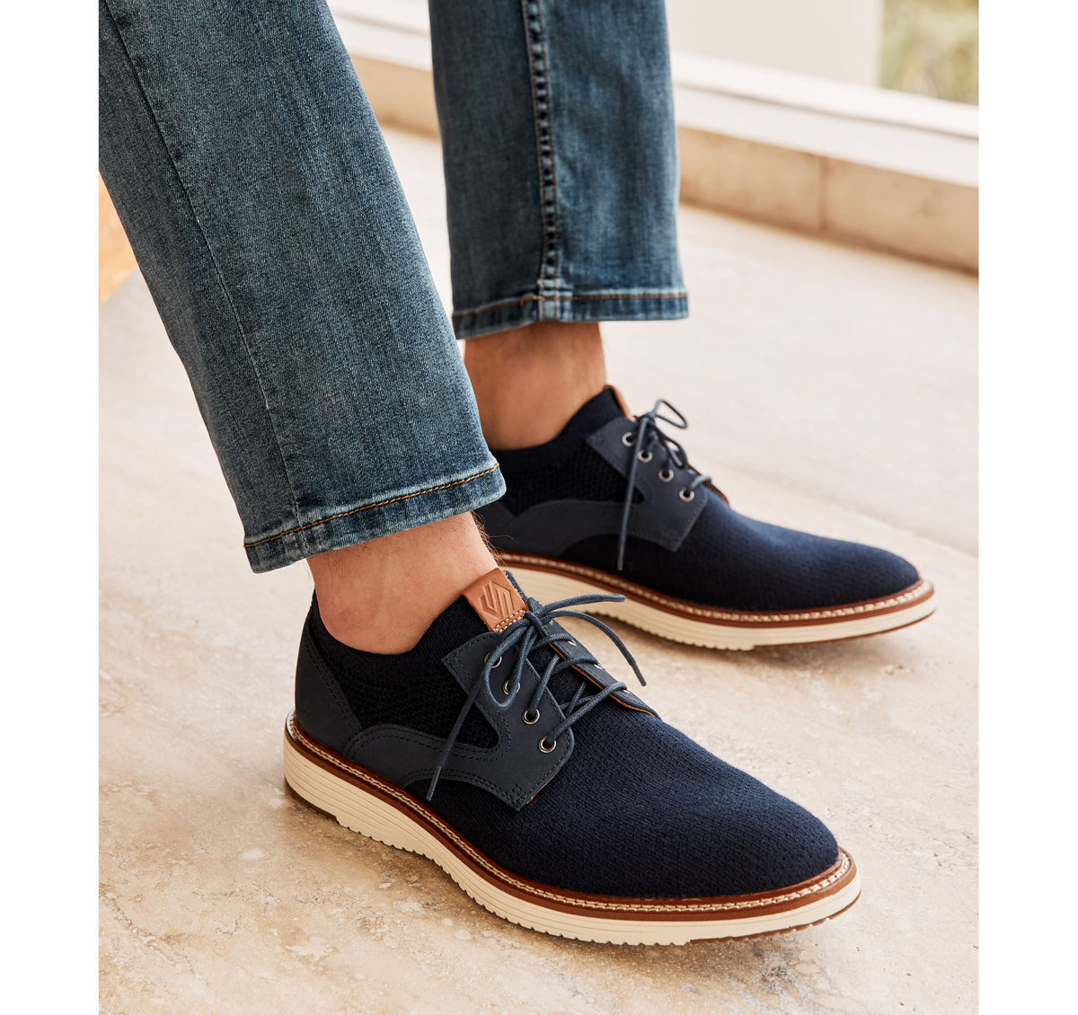 Men's Upton Knit Plain Toe - Johnston Murphy