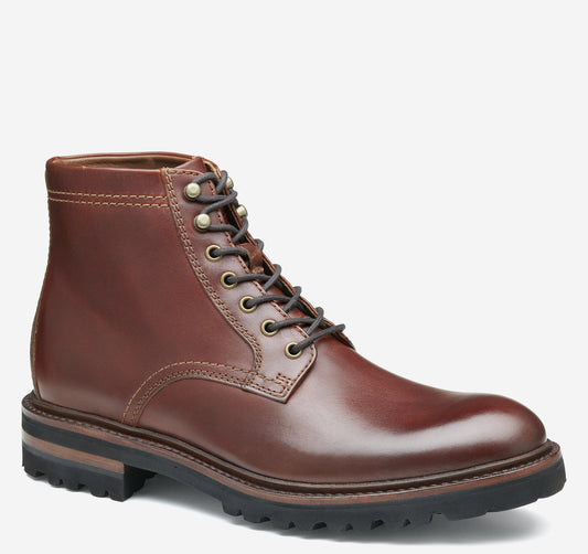 Men's Dudley Lug Plain Toe Boot - Johnston Murphy