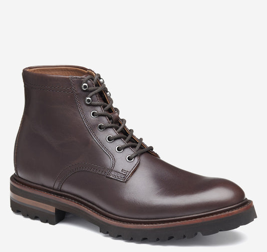 Men's Dudley Lug Plain Toe Boot - Johnston Murphy