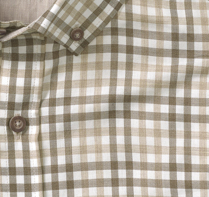 Men's Heathered Woven Shirt - Johnston Murphy