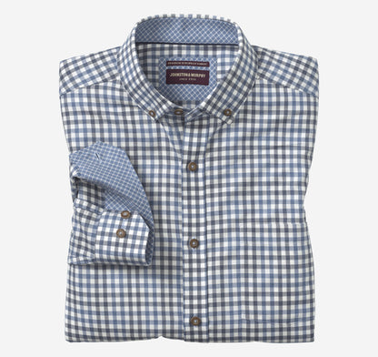 Men's Heathered Woven Shirt - Johnston Murphy