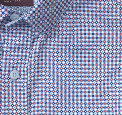 Men's Printed Cotton Shirt - Johnston Murphy