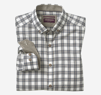 Men's Heathered Woven Shirt - Johnston Murphy