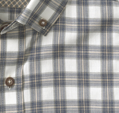 Men's Heathered Woven Shirt - Johnston Murphy