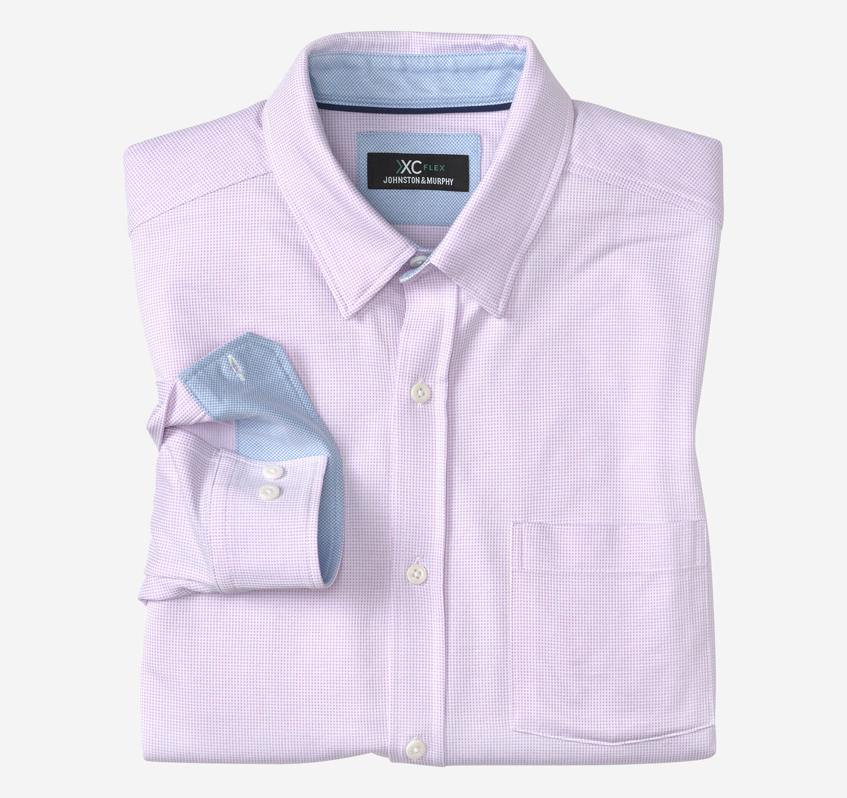 Men's XC Flex® Stretch Long-Sleeve Shirt - Johnston Murphy