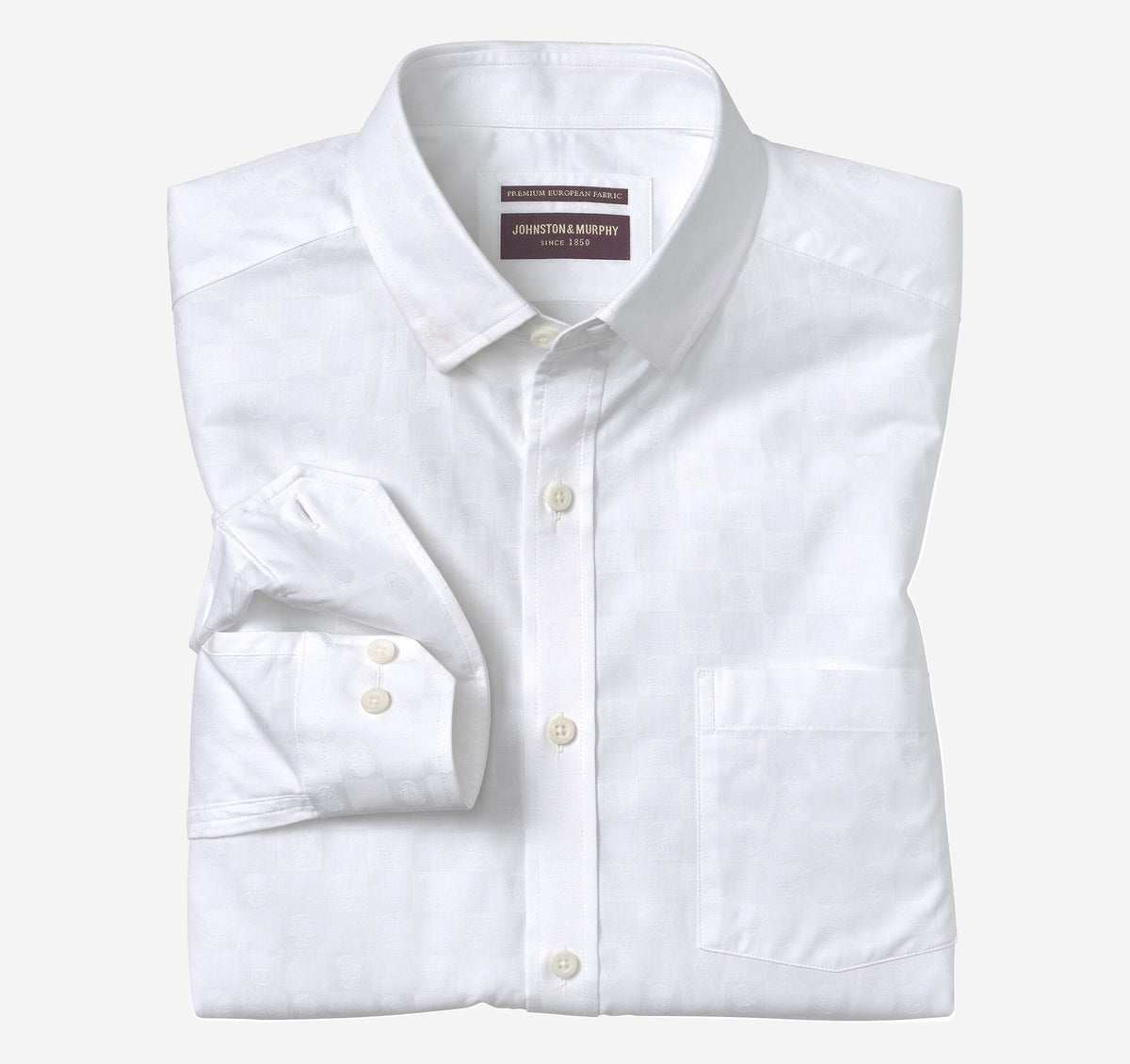 Men's Jacquard Shirt - Johnston Murphy