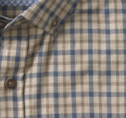 Men's Heathered Woven Shirt - Johnston Murphy