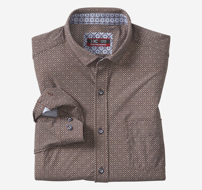 Men's XC4® Motion Long-Sleeve Print Knit Shirt - Johnston Murphy