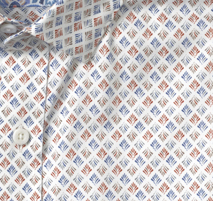 Men's Printed Cotton Shirt - Johnston Murphy