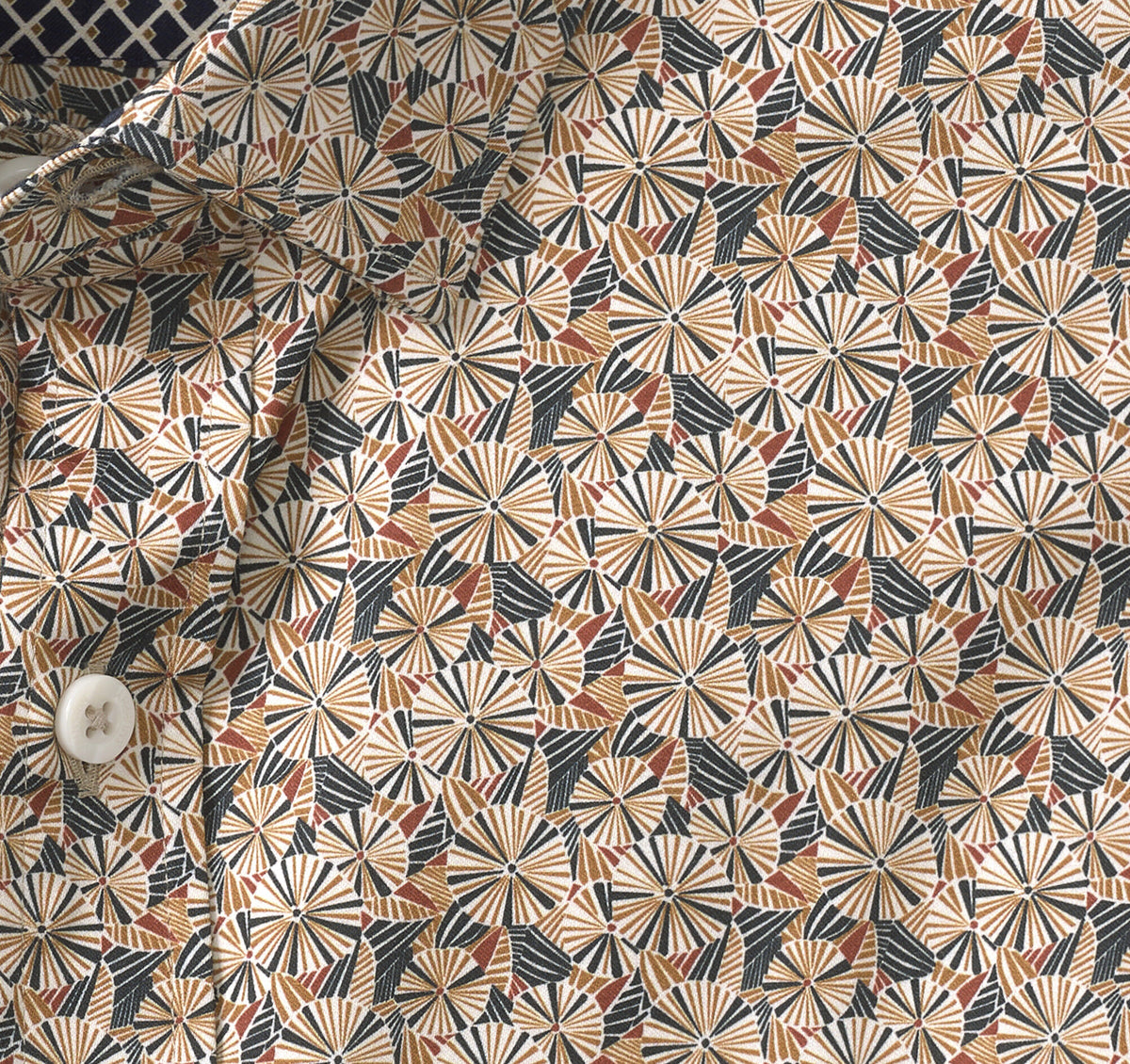 Men's Printed Cotton Shirt - Johnston Murphy