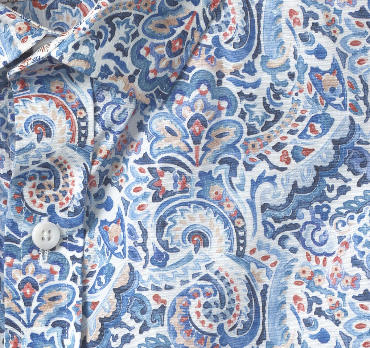 Men's Printed Cotton Shirt - Johnston Murphy