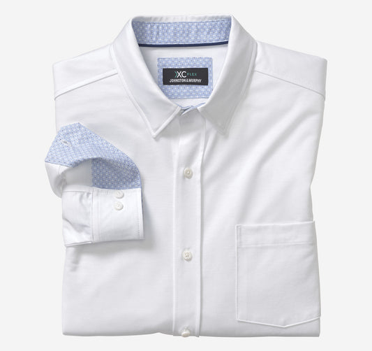 Men's XC Flex® Stretch Long-Sleeve Shirt - Johnston Murphy