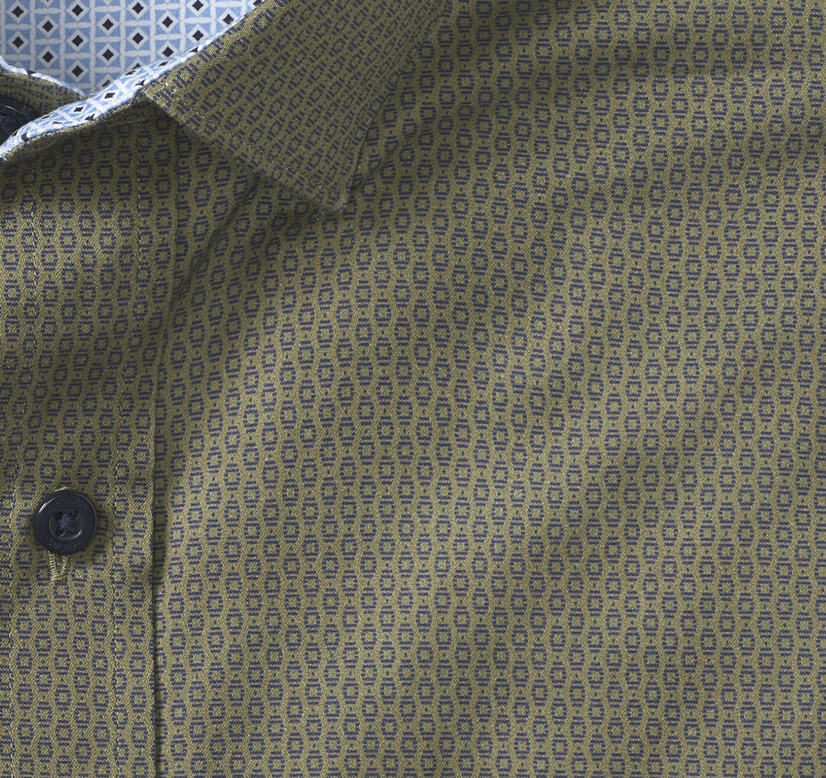 Men's Printed Cotton Shirt - Johnston Murphy
