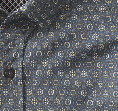 Men's Printed Cotton Shirt - Johnston Murphy