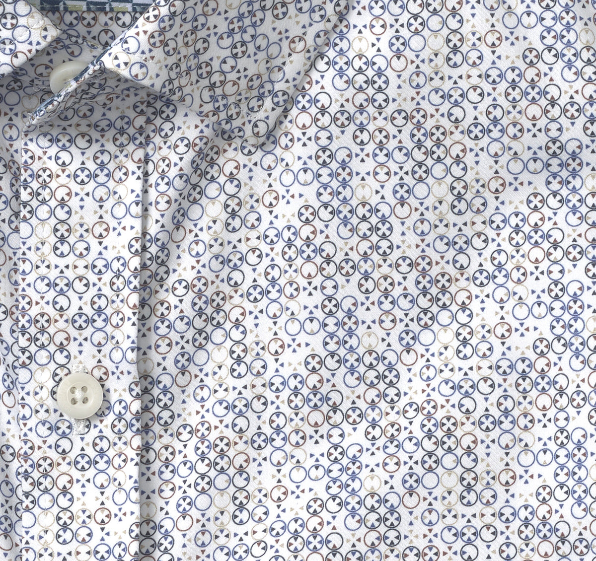 Men's Printed Cotton Shirt - Johnston Murphy