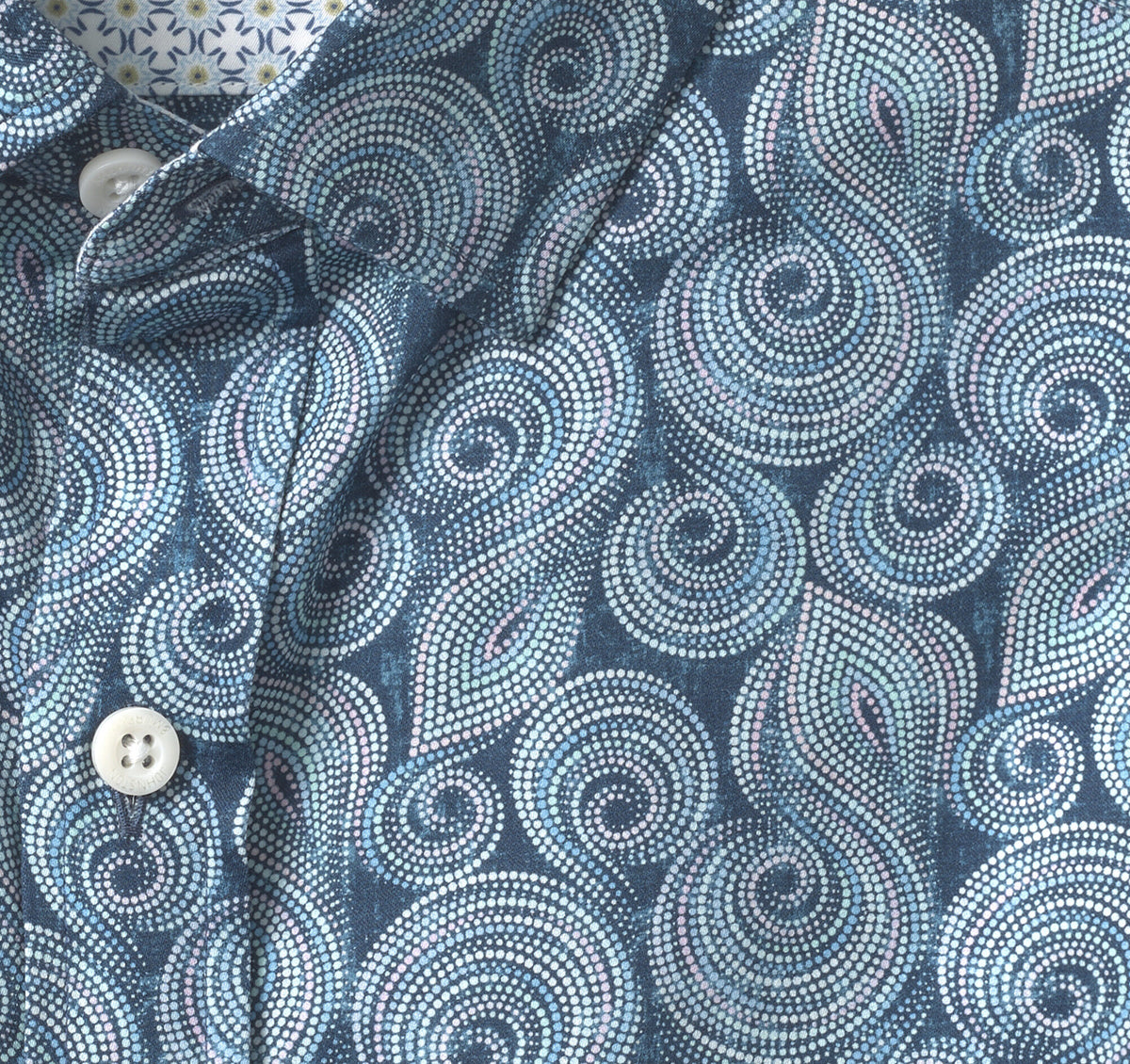 Men's Printed Cotton Shirt - Johnston Murphy