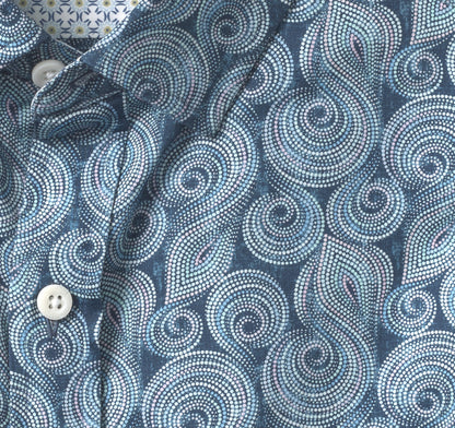 Men's Printed Cotton Shirt - Johnston Murphy