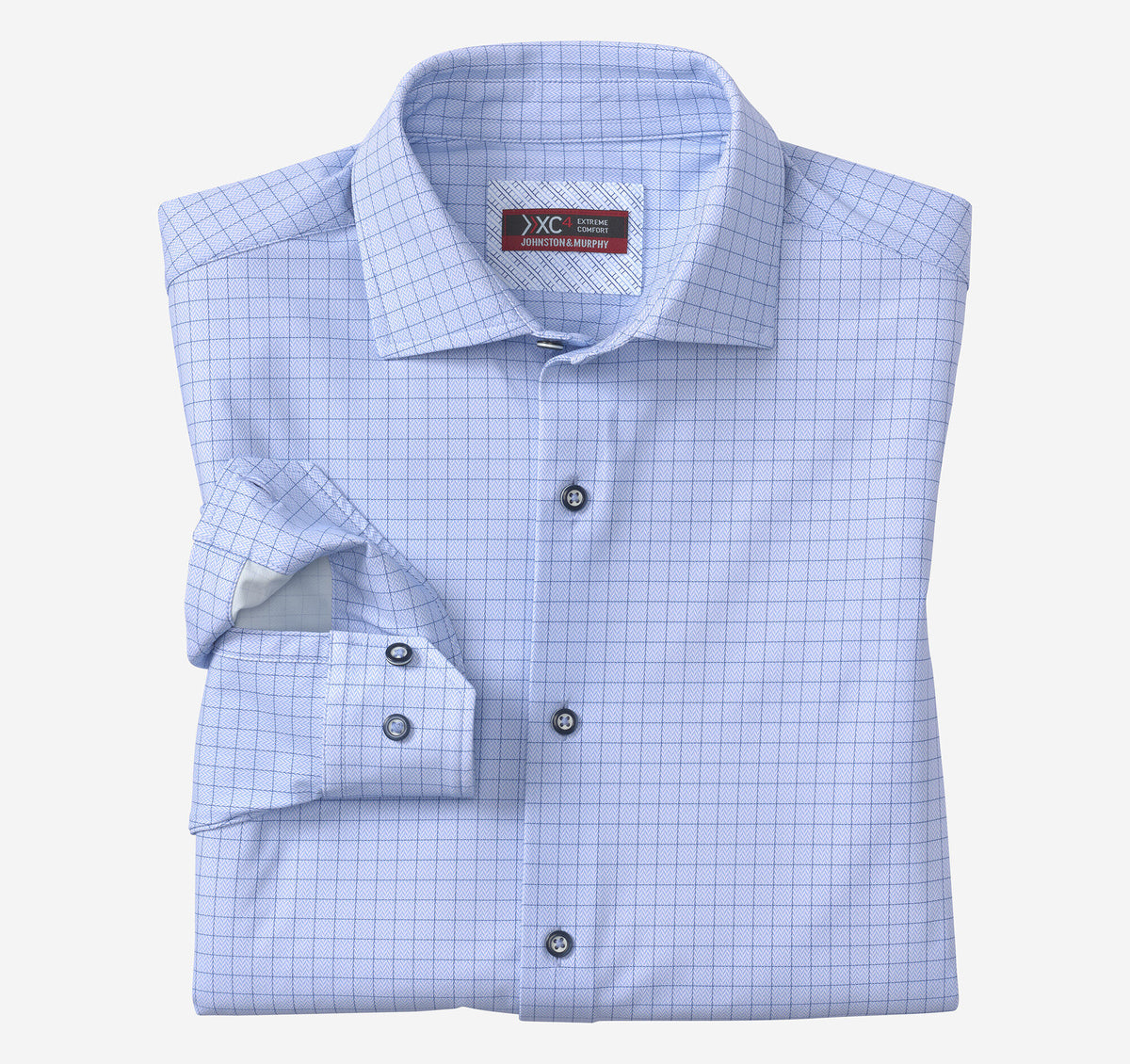 Men's XC4® Motion Long-Sleeve Dress Knit Shirt - Johnston Murphy