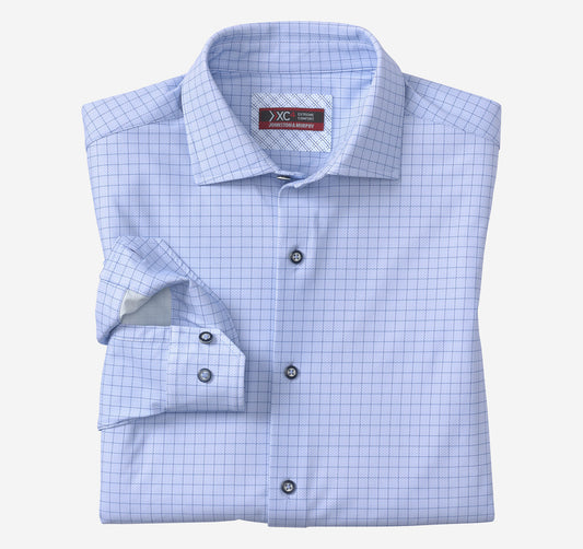 Men's XC4® Motion Long-Sleeve Dress Knit Shirt - Johnston Murphy