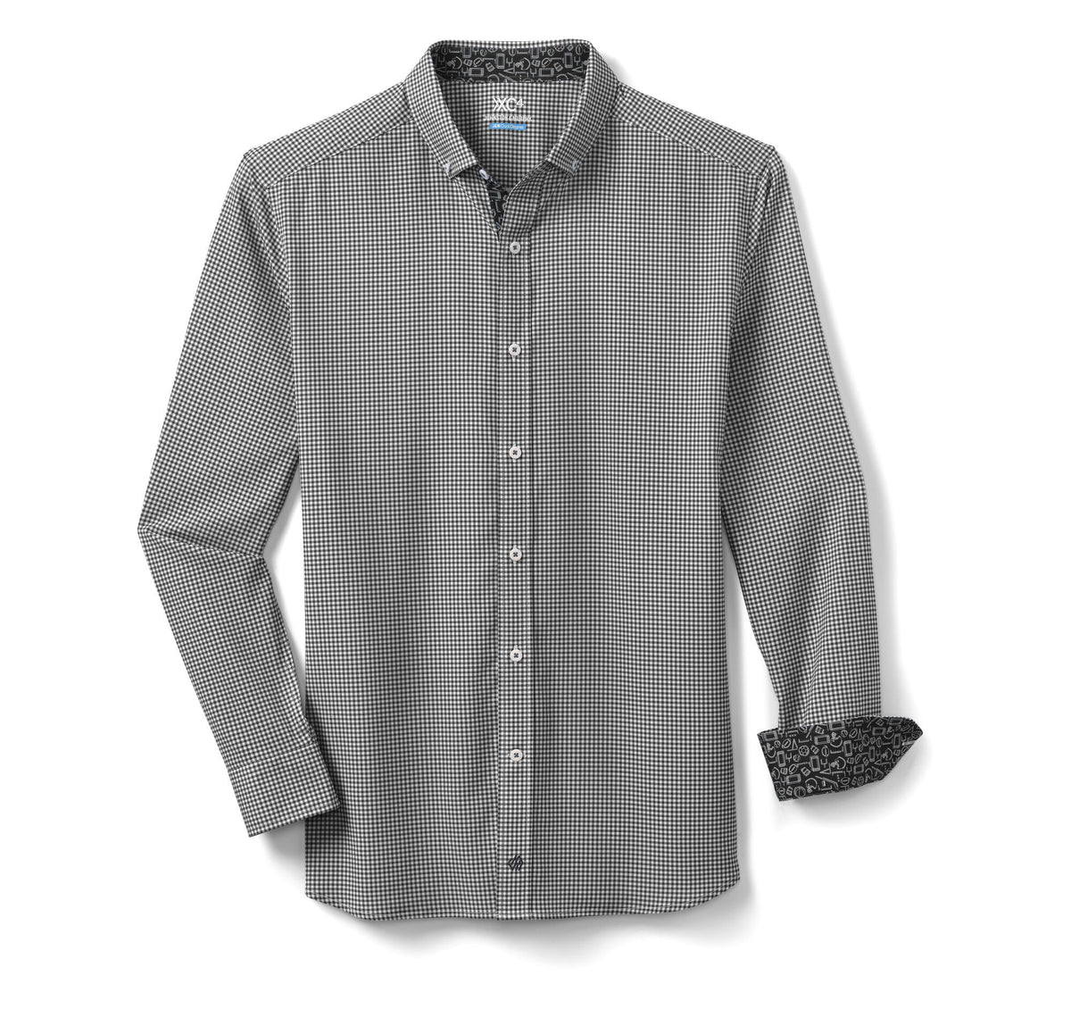 Men's Game Day XC4® Long-Sleeve Gingham Shirt - Johnston Murphy