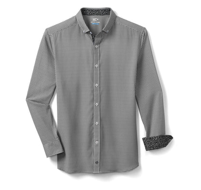 Men's Game Day XC4® Long-Sleeve Gingham Shirt - Johnston Murphy