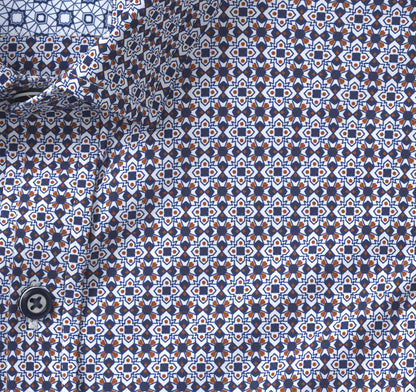 Men's XC4® Motion Long-Sleeve Print Knit Shirt - Johnston Murphy