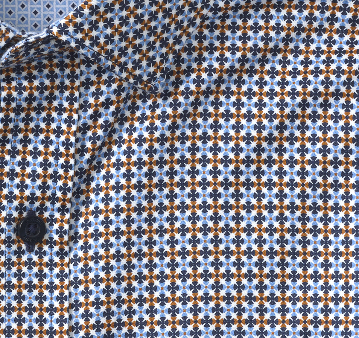 Men's Printed Cotton Shirt - Johnston Murphy
